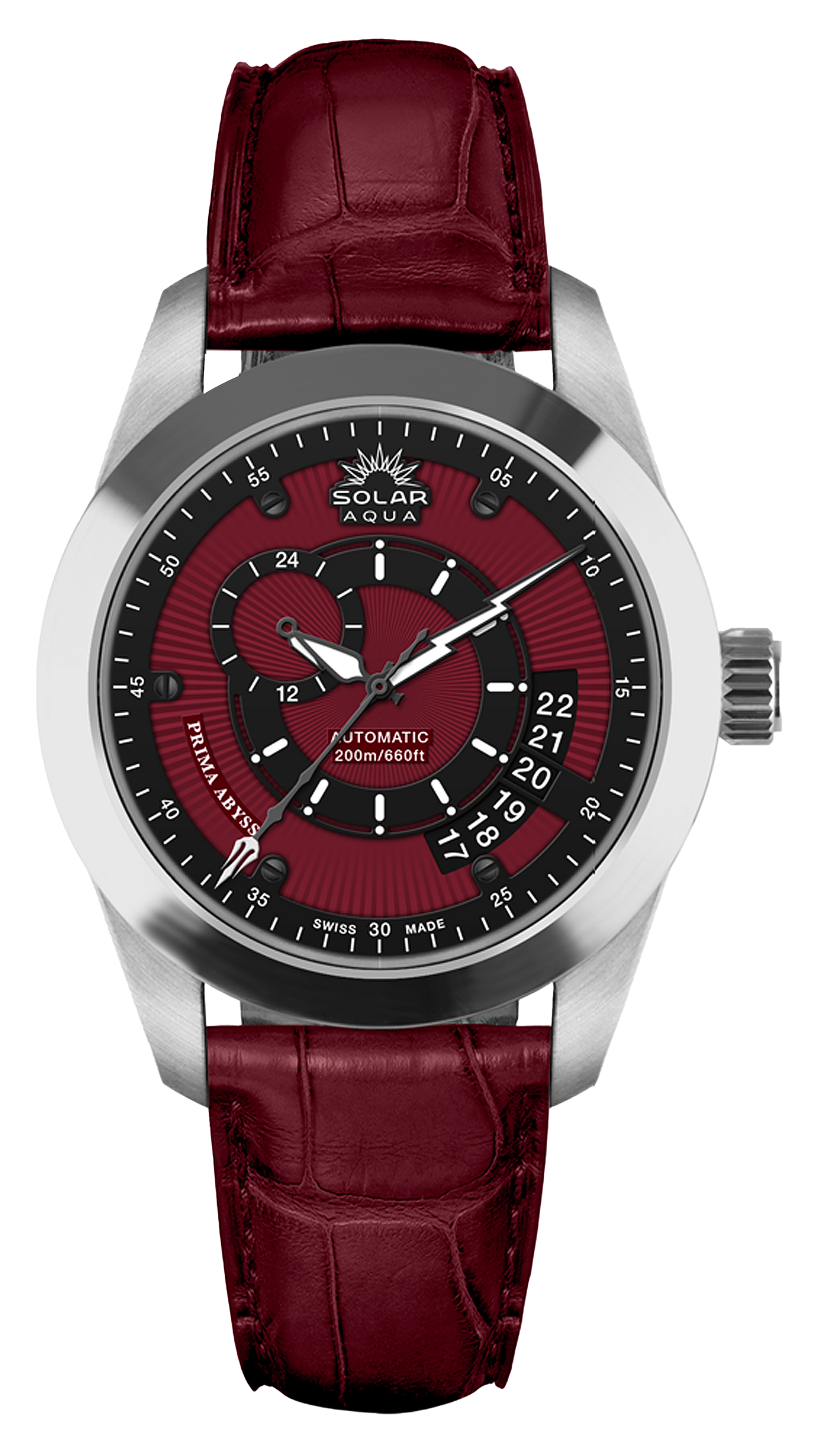 Prima Abyss Leather Italian Burgundy